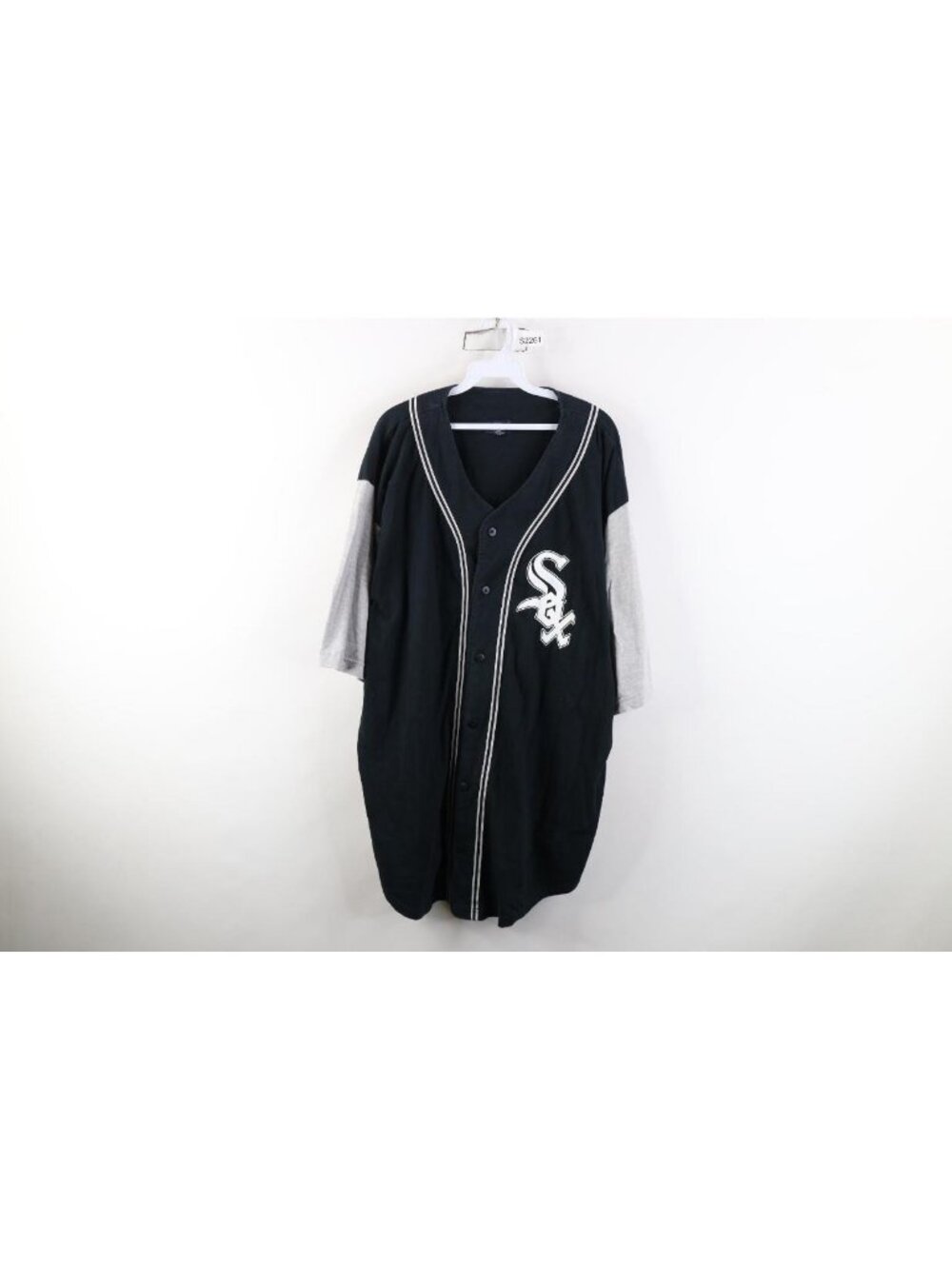 Vintage 90s Mens XL Eazy E NWA Chicago White Sox Baseball Jersey Black Bad Boys
